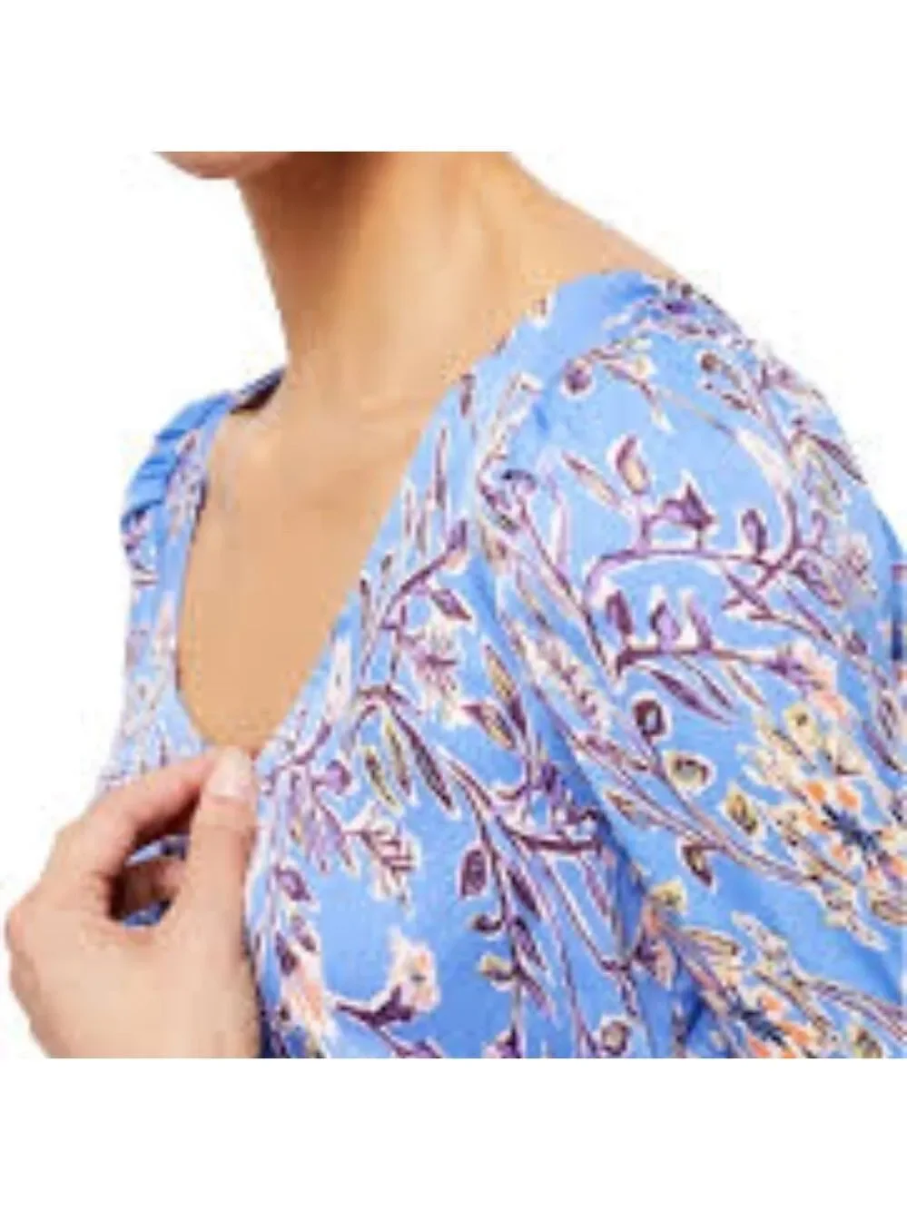 Free People Santiago Print Blouse